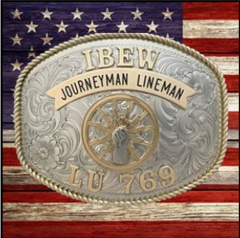 Belt Buckle Journeyman Lineman