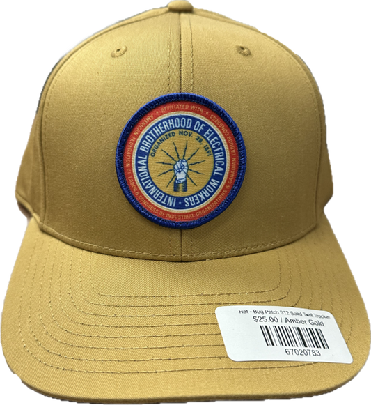 Hat - Bug Patch 312 Solid Twill Trucker